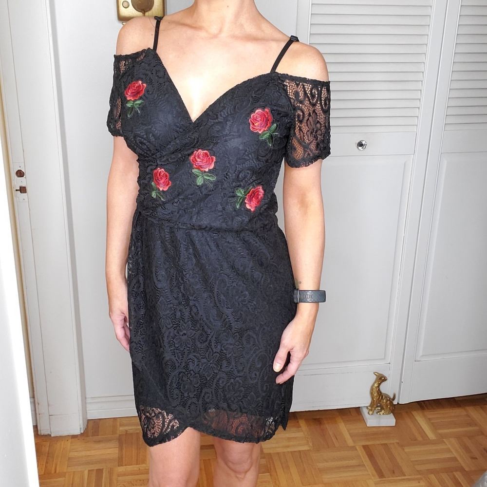 Black Lace Dress